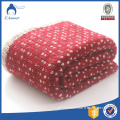 wholesale wool super soft 100% Acrylic throw blanket